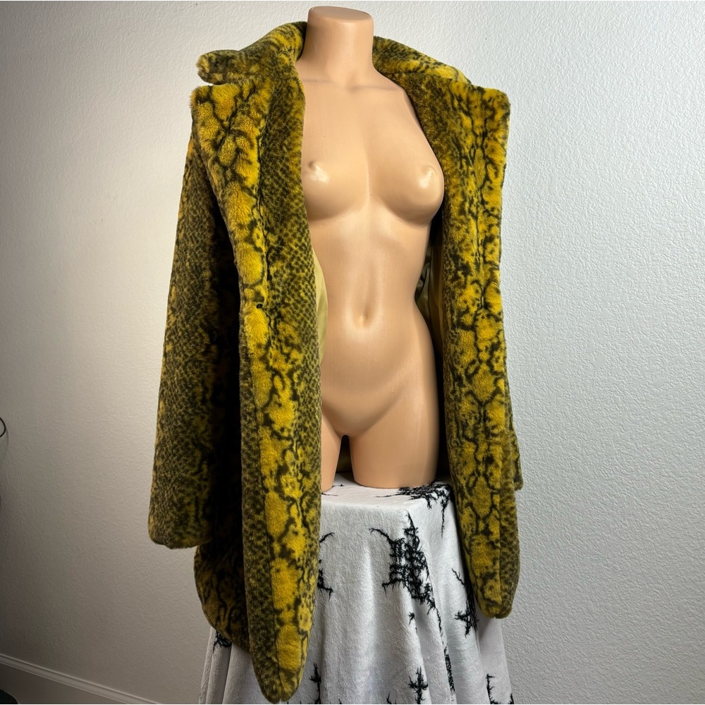 Yellow snakeskin jacket